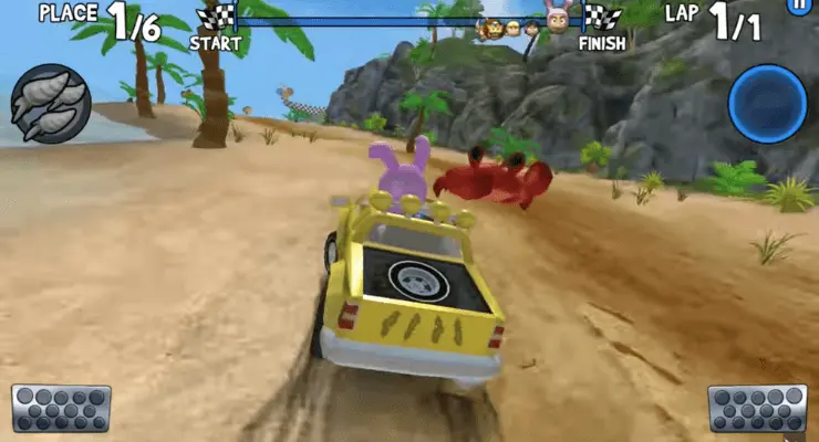 beach buggy gameplay